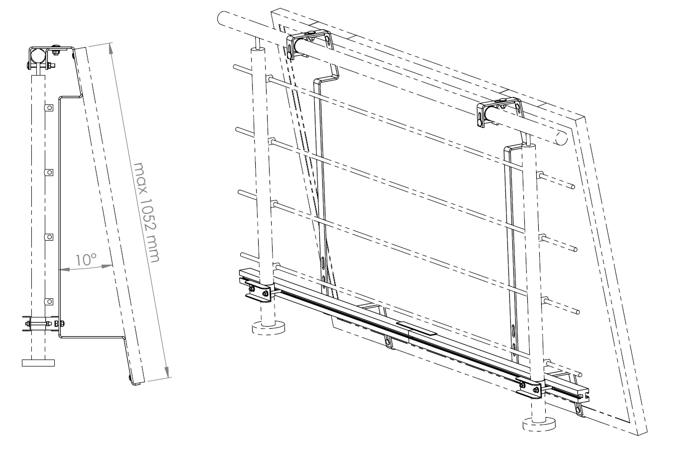 Halterung für Balkonkraftwerk – Bild 4