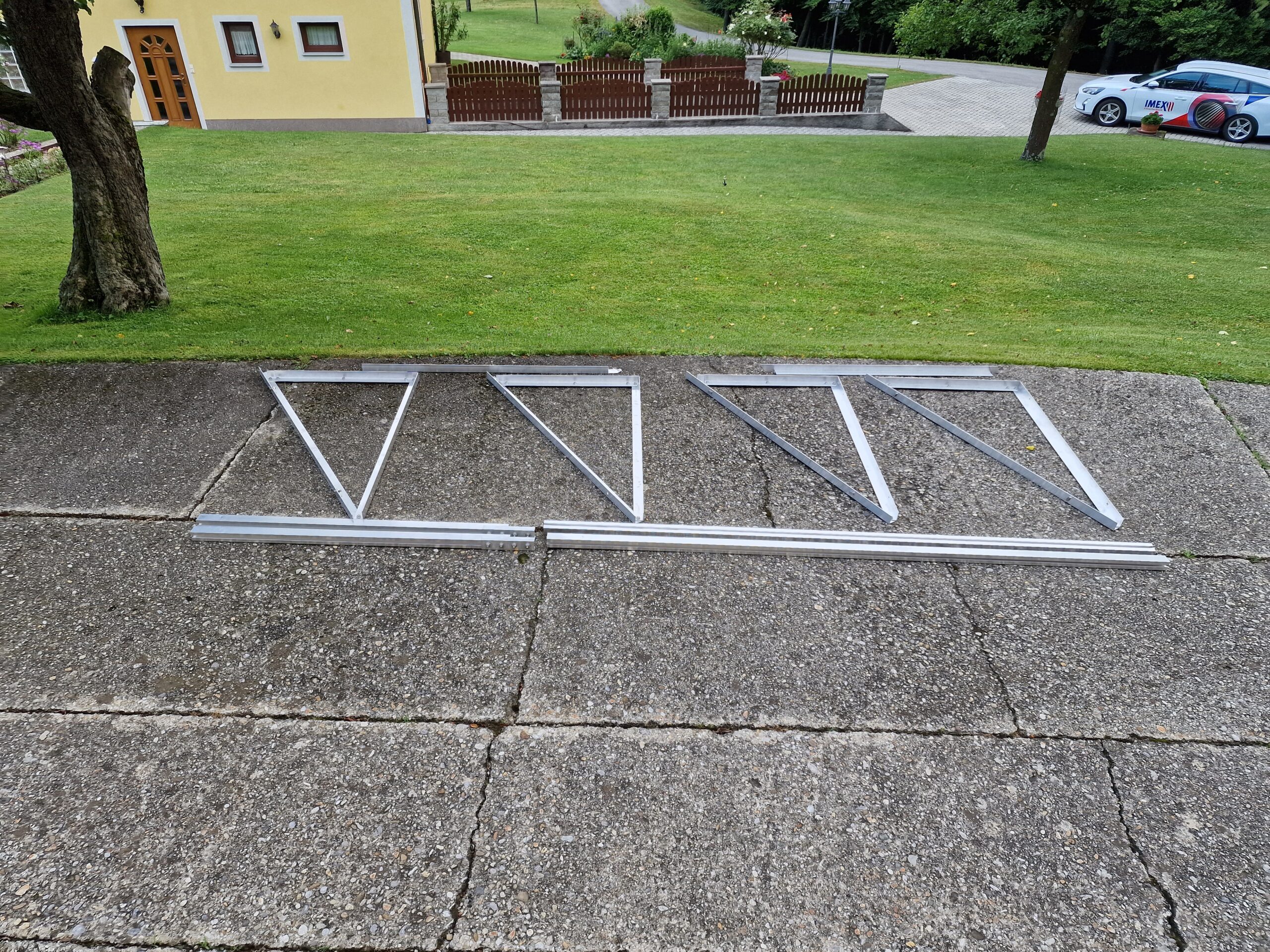 Aufständerung - Set für 3 Module 30° vertikal – Bild 4